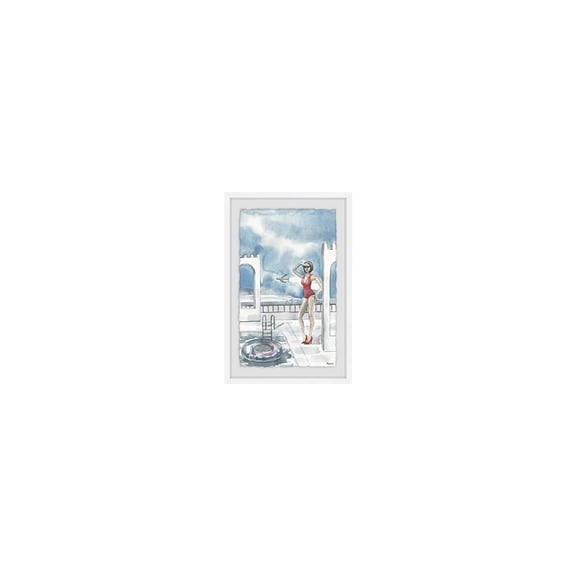 Red Is Summer Framed Painting Print