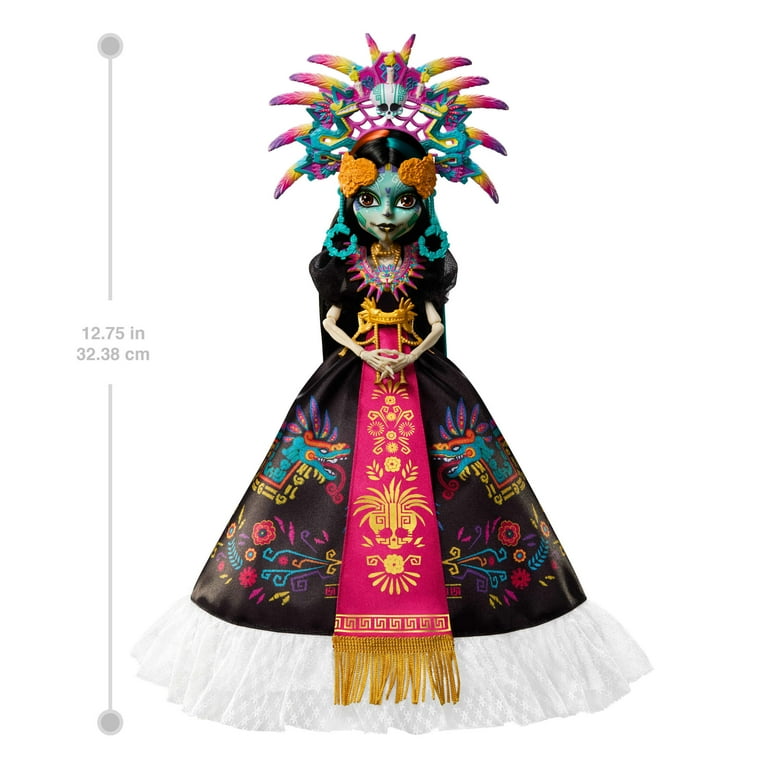 Monster High Skelita Calaveras Collectible Doll, Día de Muertos