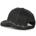 thumbnail image 6 of Outdoor Cap BRB-605 Barbed-Wire Embroidery Solid Back Cap-Black, 6 of 8