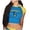 Blue, variant on Women's 2026 Fan Soccer Jersey Baby Tees For Brazil Crop T Shirts Graphic Tees For 90s Streetwear Shirts Sublimated Football Fashion Top Size M