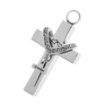thumbnail image 1 of Colgante de mascota, de cenizas de cremación,Colgante Cruz Cremación,Titular de cenizas,Joyas de recuerdo,Joyería de cremación, familiares,Joyas de Cristo Fernando  Colgante conmemorativo de mascota, 1 of 8