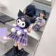 thumbnail image 5 of Anime Kuromi Melody Girl's Shirt Pleated Skirt Bow Tie Sanrios Summer Jk Sweet Princess Dress Fashion Kawaii College Style Set, 5 of 5