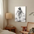 thumbnail image 4 of P&L Art Framed Canvas Wall Art - 11"x14" Warm Dramatic Black & White Jesus Walking on Water - Timeless Christian Faith Wall Decor for Bedroom Accent Wall, 4 of 9