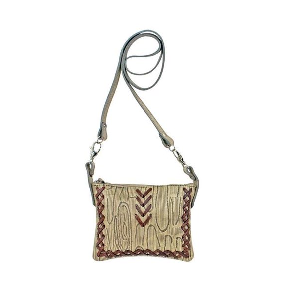 American West 5352884 Driftwood Trail Rider Crossbody & Hip Bag, Sand