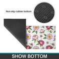 thumbnail image 6 of Pioneer Flower Floral Print Pattern Kitchen Rugs Sets Of 2, Anti Fatigue Non Slip Washable Floor Mats for Kitchen Sink Laundry, 17X30 Inch + 17X47 Inch, 6 of 6