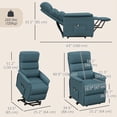 thumbnail image 3 of HOMCOM Power Lift Chair Recliner for Elderly with Remote Control, 3 of 10