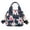 Black, variant on MUSOIE Shoulder Bags for Women Print Nylon Crossbody Bags Waterproof Messenger Purses and Handbags