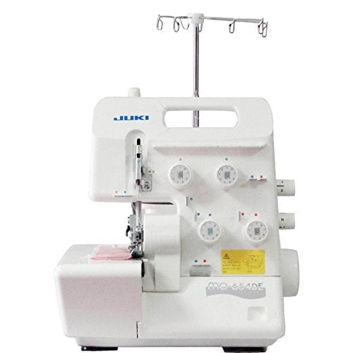 JUKI MO600N Series, MO654DE Portable Thread Serger Sewing Machine, White 