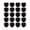 Black, variant on Stcellnmex 20 Pcs 0.8 Inch Clear Quartz Heart Healing Stone Bulk Polished Natural Crystal for Meditation Energy Balance Gift for Women