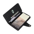 thumbnail image 2 of Case for Google Pixel 6A 5G Magnetic Leather Zipper Wallet Cover Card Holder, 2 of 5