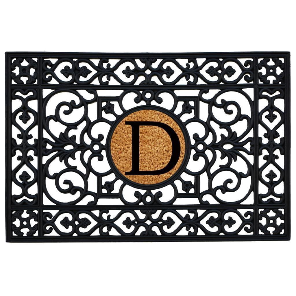 Calloway Mills Rubber Monogram Outdoor Doormat 2' x 3' (Letter B)