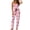 Purple, variant on Bovxnpu Womens Pajamas Set Loungewear Ruffle Tank Top with Tied Waist Pants Heart Print Loungewear Sleepwear