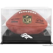 Denver Broncos Black Base Football Display Case