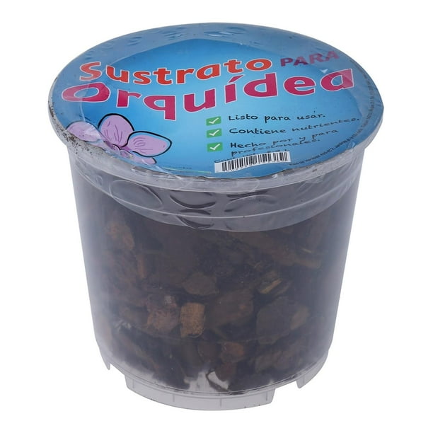 Sustrato Para Orquídea Pisumma 2.3L Maceta Plástico Transpar
