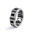 thumbnail image 2 of Anillo Giratorio Bagua Sonducket Moda Punk Acero Titanio, 2 of 6
