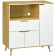 thumbnail image 1 of HOMCOM Armoire pour Micro-Ondes, Armoire de Cuisine avec Tiroir, Armoires de Rangement, 1 of 10