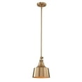 thumbnail image 2 of Vanity Art Modern 1-Light Mini Pendant Lighting in Satin Gold with Same Color Metal Shade Farmhouse Hanging Lamp Single Ceiling Light Fixture for Kitchen Island, Dining Room MS208-1SG3, 2 of 3