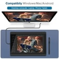 XOPPOX Graphics Drawing Tablet with 8192 Pressure Sensitivity Battery