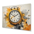 thumbnail image 2 of Designart "Clock Minimalist painting II" Fashion Metal Wall Art, 2 of 5