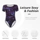 thumbnail image 4 of Balery Lilac Body de cuello redondo de manga corta para mujer Tops de manga corta Tops básicos-XX-Large, 4 of 7