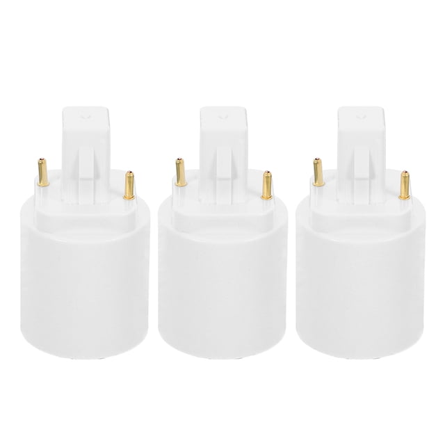 KAKOWELY light socket replacement 3 Pcs G23 To E27/E26/E14 Light Bulb Socket Converter: Replacement Flexible Lighting Fixture - Easy Installation 2-Pin Lamp Base For Home Lighting