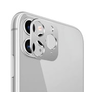 Apple iPhone 11 PRO MAX/ 11 PRO Camera Lens Protector Metal Frame Anti-Scratch Screen Protector Back Rear Camera Lens Case Friendly [SILVER] for Apple iPhone 11 Pro Max/ 6.1, iPhone 11 Pro /5.8