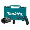 Makita 7.2V Lithium Ion Cordless 650 RPM Auto Stop Clutch 0.25" Drill Driver Kit
