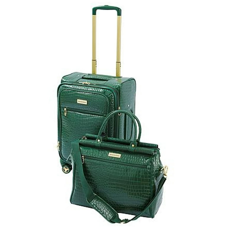 Samantha Brown Croco Luggage Set with 22