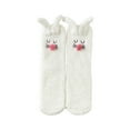 thumbnail image 2 of HUPOM 1 Pair Socks for Women Summer Clearance Fashion Ankle Breathable Slipper Socks White Size 22-25cm, 2 of 2