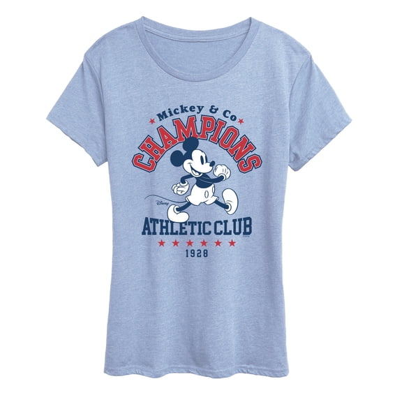 Disney - Champion Mickey - Women's Short Sleeve Graphic T-Shirt