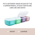 thumbnail image 3 of melii Snap & Go Cubes Food Storage Containers, A Smart Choice for Flexible Meal Prep and Organized Storage, 3 of 7