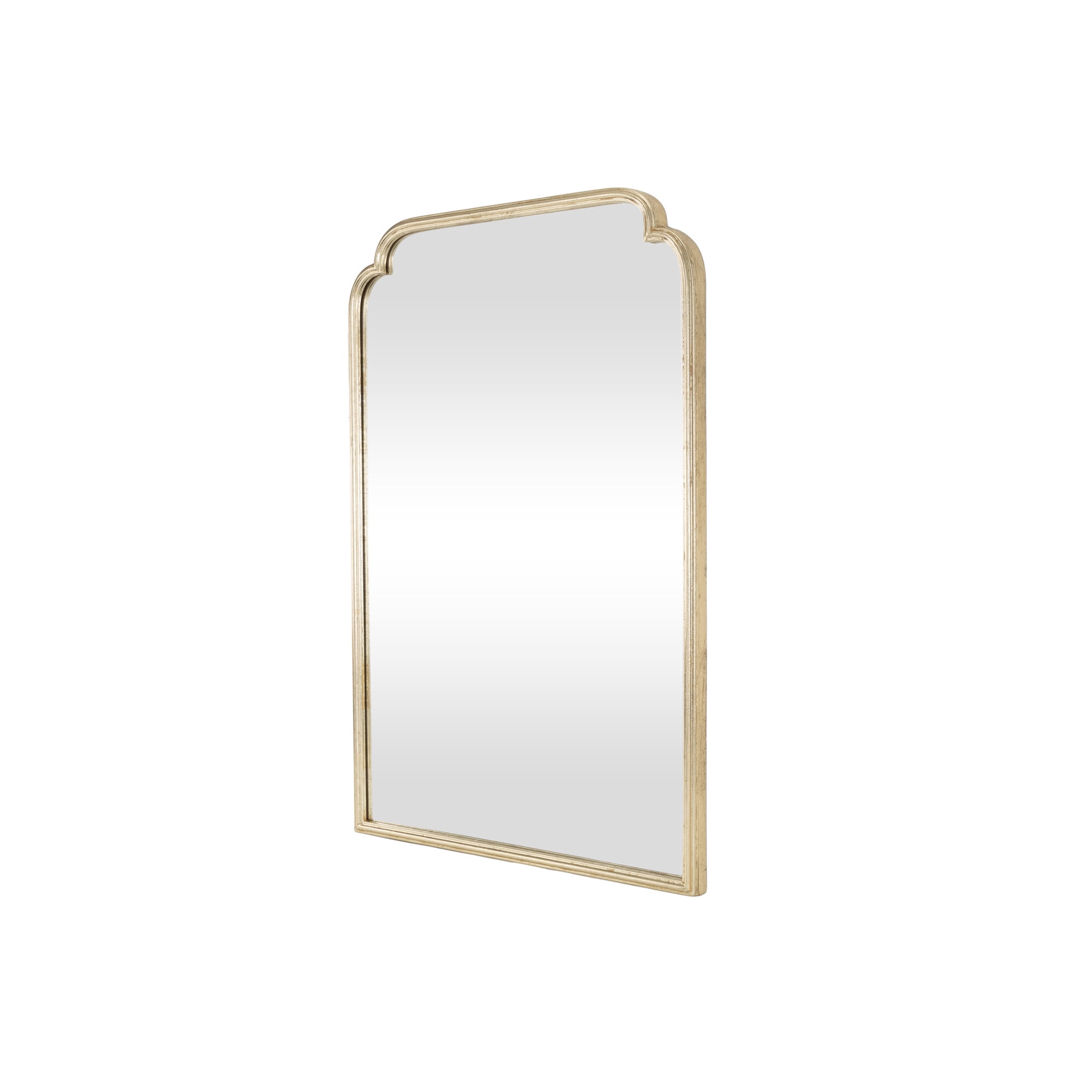 DecMode 24" x 36" Gold Wall Mirror with Thin Frame