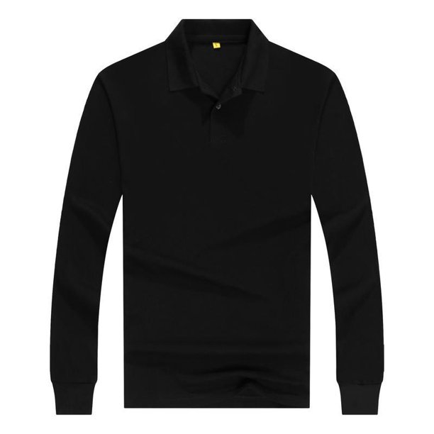 Camiseta de manga larga con solapa tipo polo, ropa de clase, mono de grupo, camisa cultural, camisa publicitaria en blanco