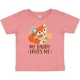 thumbnail image 3 of Inktastic Daddy Loves Me Woodland Fox Boys or Girls Baby T-Shirt, 3 of 5