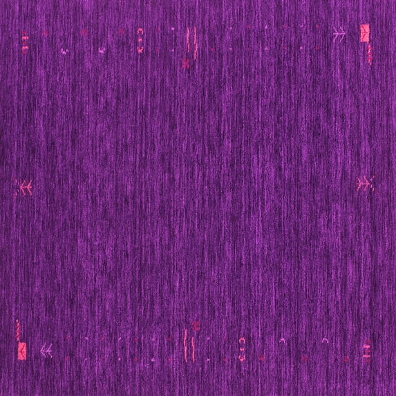 Ahgly Company Indoor Square Abstract Pink Contemporary Area Rugs, 5' Square