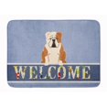 thumbnail image 1 of Carolines Treasures BB5706RUG English Bulldog Fawn White Welcome Machine Washable Memory Foam Mat, 1 of 4