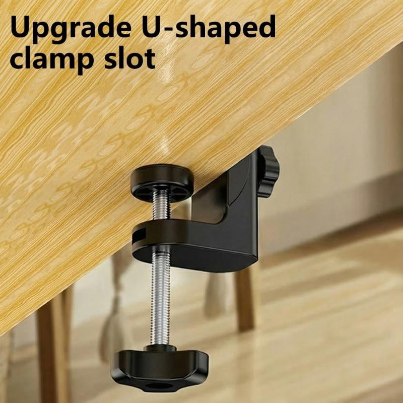 CEORPER Functional Metal Mic Boom Arm Stand Holder With Hide Cable Routing Systems