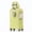 Lemon Yellow, variant on 24-Inch Luggage Set, Suitcase with Matching Bag, Cup Holder, USB, Lock & Hook, White
