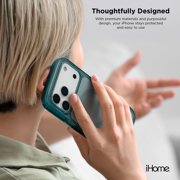 iHome Magsafe Velo Case for iPhone 17 Pro Max, Shockproof, MagSafe Compatible, Camera Guard