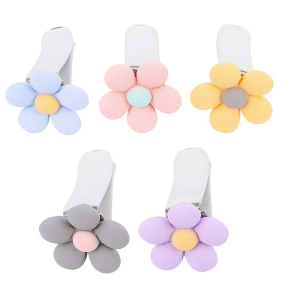 MLINS  5 Pcs Flower Air Vent Clips Essential Oil Car Accessories Woman