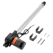 SKYSHALO 12V Heavy Duty Linear Actuator High Speed 0.19"/s Linear Motion Actuator 1320lbs/6000N Electric Actuator IP44 Waterproof Linear Actuator 16 inch