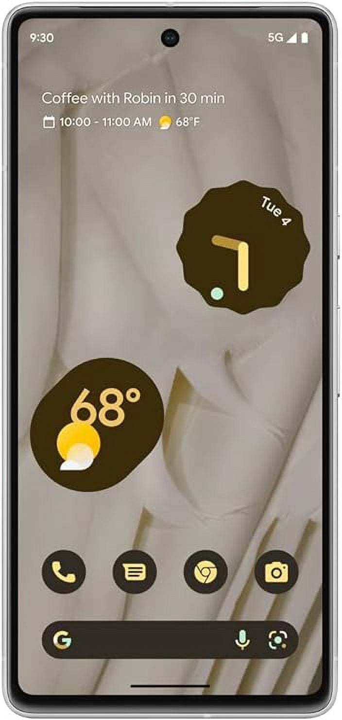Google Pixel 7 DUAL SIM 128GB ROM + 8GB RAM (GSM | CDMA) Factory Unlocked 5G Smartphone (Snow) - International Version