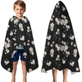 thumbnail image 3 of Daisy Flower Pattern Hooded Bath Towel，50"x30" for Ages 3 To 12 Kids, Quick Dry Lightweight Soft Microfiber Hood Beach Towel Cover Up for Kids, 3 of 7