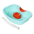 thumbnail image 1 of Bañera de lavado de cabello enjuague Tazón de limpieza para el cabello bandeja de lavado portátil bandeja para lavado para sala de estar de noche Verde, 1 of 8