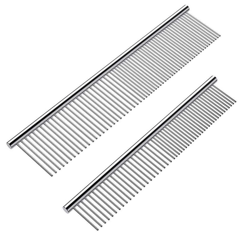 Steel Grooming Tool Poodle Finishing Butter Comb