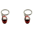 thumbnail image 2 of QualitChoice Key Rings Decoration Exquisite Purse Pendent Clasp Decor Sweet Gift Rustproof Plated Surface No Burrs -shaped Ring Red 2Set, 2 of 6