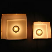 20 Pack 3.9 /5.9 Paper Floating Lanterns with Candles - Floating Pool Lights Water Lanterns - Chinese Wishing lantern Release in sky Decorative Accessories for Wedding, Memorial, Pool and More