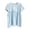 Blue, variant on little Girl Dresses Cute Floral Print Crewneck Short Sleeve Girls Pageant Dress