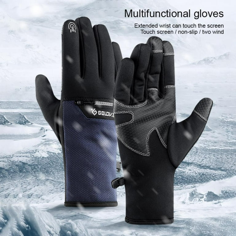 Winter Warm Gloves Waterproof Ski Gloves Touch Screen Gloves Anti