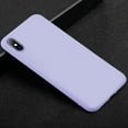 thumbnail image 4 of justharion TPU Mobile Phone Case Shockproof Elastic Protection Cover, Replacement for iPhone XS Max, Purple, 4 of 7